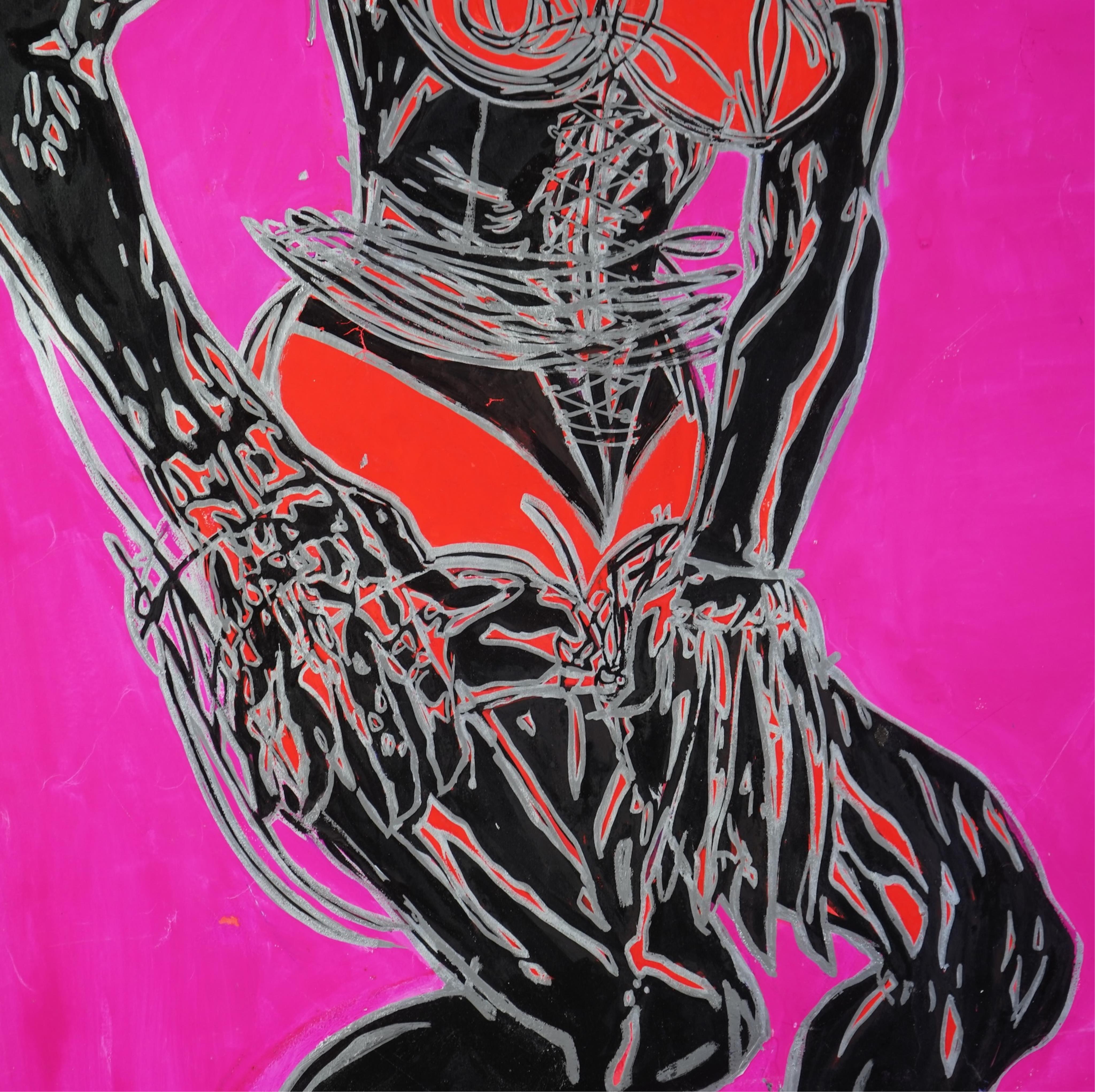 Jo Brocklehurst, 1935-2006, Portrait of a Fetish Dancer